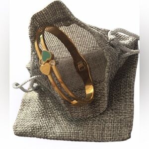 Vintage Fashion minimalist 14k gold  plated bangle bracelet